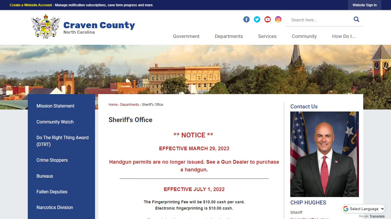 Sheriff's Office | Craven County